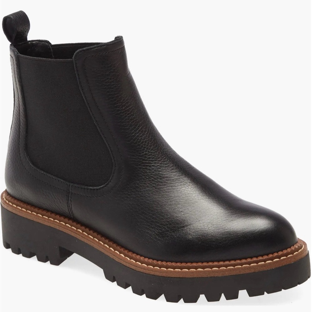 Calson Miller Water Resistant Chelsea Lug Boots, size 7